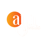 Ayn Media logo showcasing sleek lettering and a contemporary aesthetic, representing the brand's identity.
