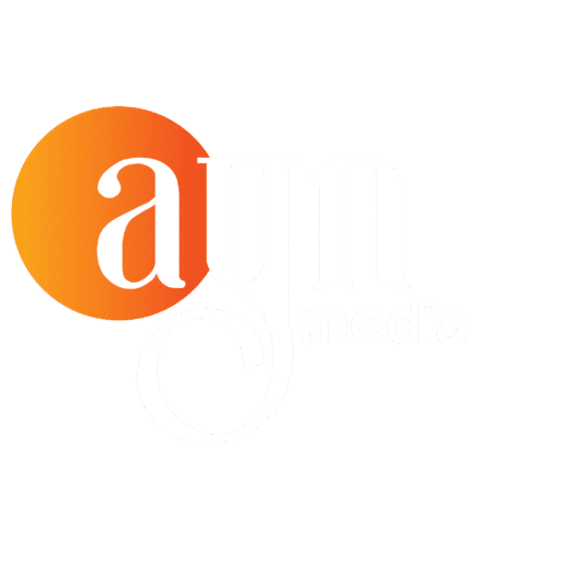 The logo for Ayn Media, characterized by its unique font and vibrant colors, symbolizing the media company's vision.
