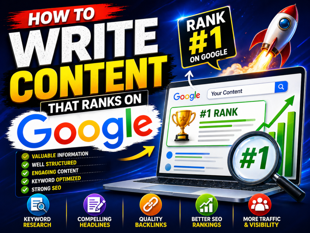How to Write Content That Ranks on Google