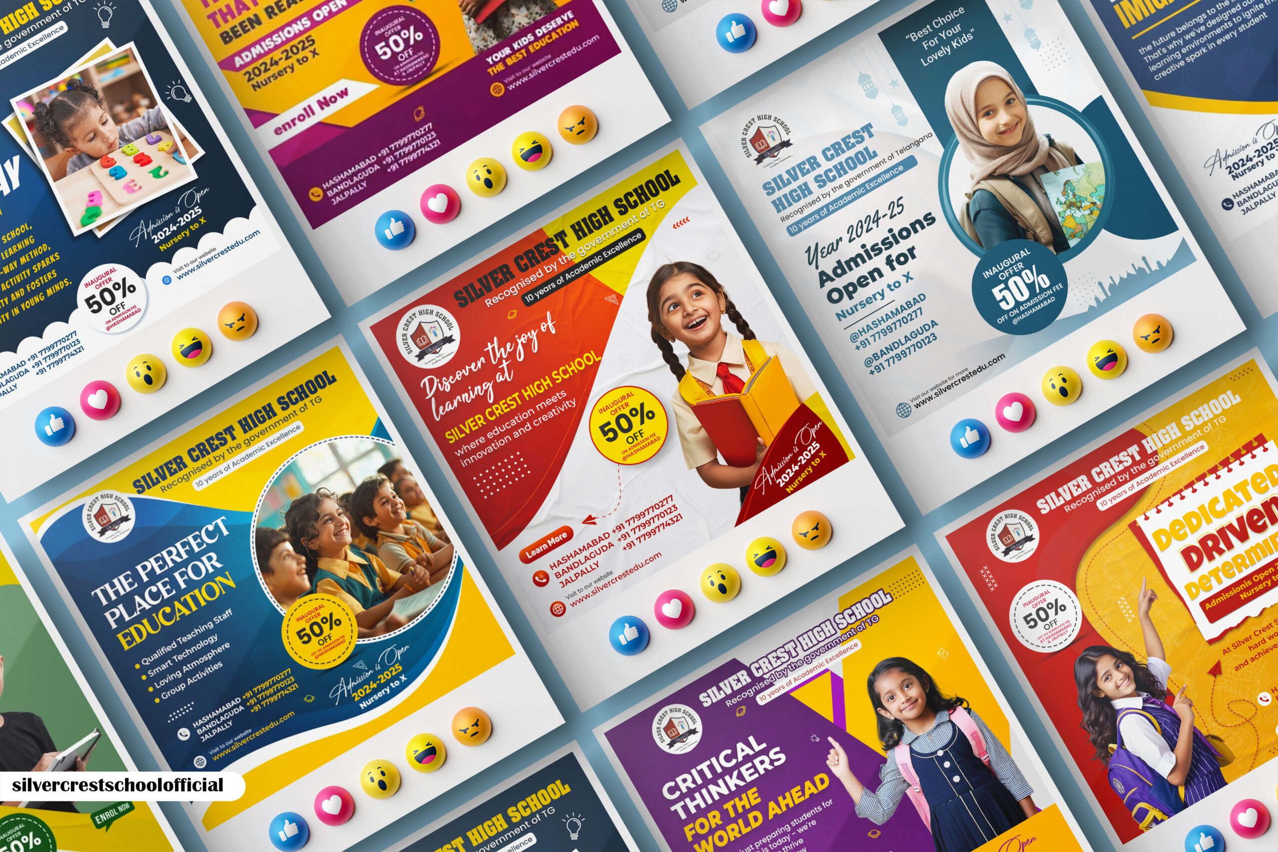 Silver Crest High School posters
