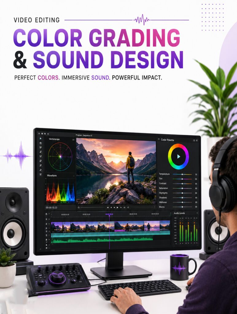 Color Grading & Sound Design