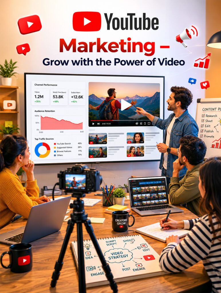 Youtube Marketing poster