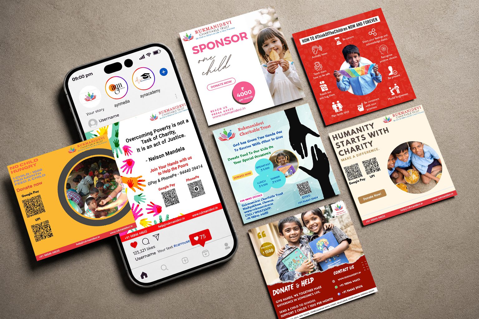 social media posters image