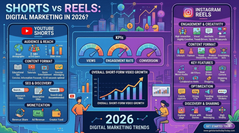 Shorts vs Reels for Digital Marketing: What Works Best in 2026?