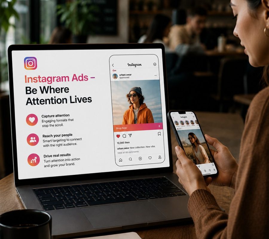 Instagram Marketing poster